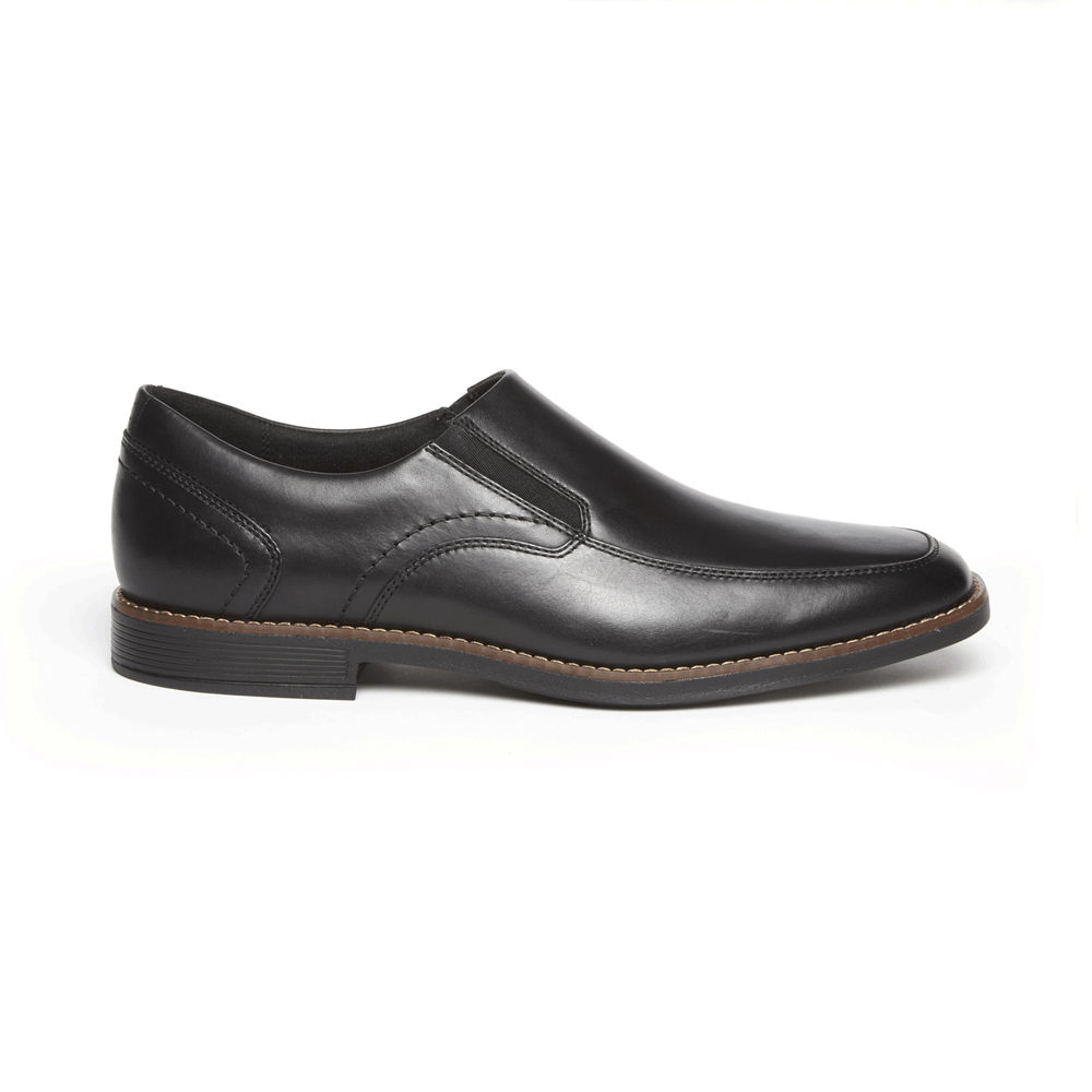 Rockport Mens Slayter Bike Shoe - Slip-On Black - NAF710286